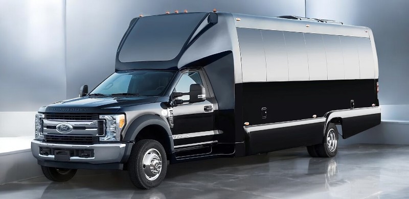 Ford F550 Shuttle Bus-Photoroom Luxury Shuttle Bus